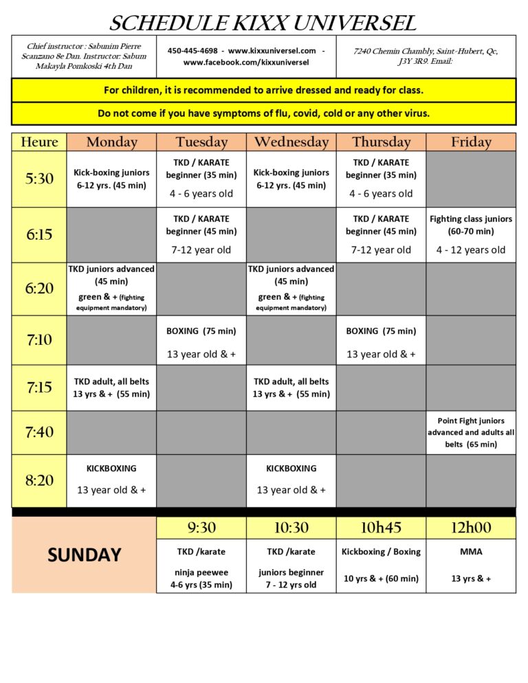 Martial arts scheduled in Longueuil